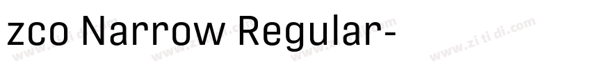 zco Narrow Regular字体转换 zco Narrow Regular字体转换